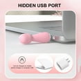 thumbnail image 3 of Rechargeable Mini Vibrators and Adult Sex Toys for Women and Couples, Clitoris Stimulator Massager, Small Vibrator with 10 Vibrating Modes, Pink(4*1*1in), 3 of 8