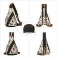 thumbnail image 7 of KL928 Embroidery Sling Bag for Women Men Sling Backpack Small Crossbody Shoulder Bag, 7 of 7