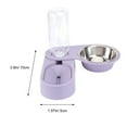 thumbnail image 2 of Pretyzoom Small Bowl with Upper and Lower Split Design, Plastic Pet Feeding Dish for Small Dogs, 2 of 4