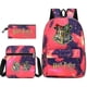 thumbnail image 1 of Mochila estampada Mochila para estudiantes Conjunto de piezas de mochila para niños, 1 of 5