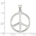 thumbnail image 2 of Collier Pendentif Symbole Inspirant Signe de Paix en Argent Sterling 925, 2 of 6