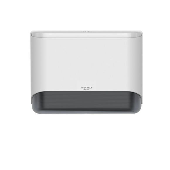 Inteprter Caja de almacenamiento con soporte para pañuelos, papel higiénico de gran capacidad, organizador impermeable a prueba de humedad para baño, Juegos de accesorios de baño Blanco Inteprter  HA069184-02