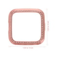thumbnail image 3 of Milisten Diamond Protective Case Hollow Cover PC Plastic Shell Shockproof Anti-Scratch Sports Accessories for Smart Watch (Pink), 3 of 6