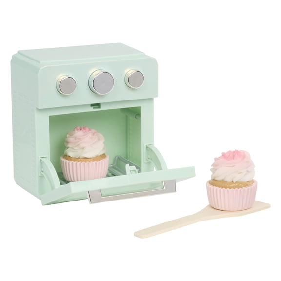 Little Tikes Sweet Spaces Mini Oven – Sea Foam, Imaginative Pretend Play Kitchen, Ages 3