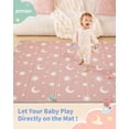 thumbnail image 3 of Joypony 50x50 inch Baby Playpen with Baby Mat for Babies and Toddlers with Soft Mesh Walls, 3 of 7
