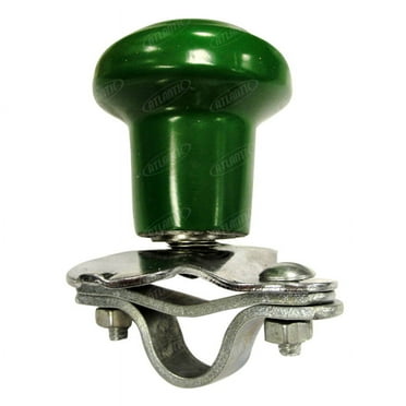RAParts WSV121G New Universal Aluminum Steering Wheel Spinner Coated Green Plastic 5A6G