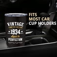 thumbnail image 5 of 90th Birthday Gifts for Men, 1934 Birthday Gifts for Him, 90th Birthday Gifts Ideas, 90 Years Old Birthday Gifts, Birthday Gifts for Him Turning Age 90, Best 90th Ever Birthday Gifts 20oz Tumbler, 5 of 6