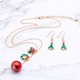 thumbnail image 4 of Juego de 8 collares y pendientes con temática navideña Colección Navidad, 4 of 5