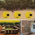 thumbnail image 1 of Bee Hive Box Entrance Gates, Plastic Rotating Disc for Controlling Beehive Access, Yellow, 12 Pcs or Set, With Beehive Box Entrance Gates for Protecting Hives, 1 of 7