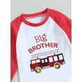 thumbnail image 5 of Big Brother Little Brother Matching Outfits Newborn Toddler Baby Boy Long Sleeve T-Shirts Top and Pants Sets Spring Fall Clothes, 5 of 7