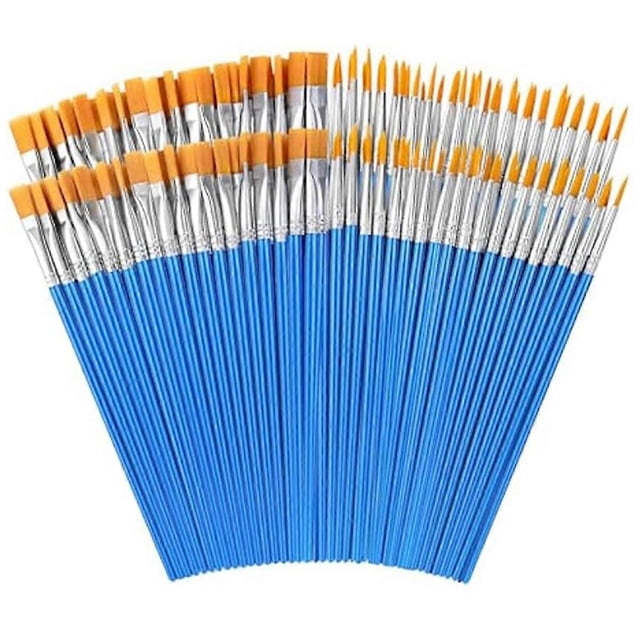 Small Paint Brushes,160 Pcs Nylon Hair Paint Brushes