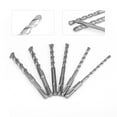 thumbnail image 4 of Drill Bit Set,  Steel Hammer Drill Bit, 6Pcs Plastic For Metal Masonry For Wood, 4 of 8