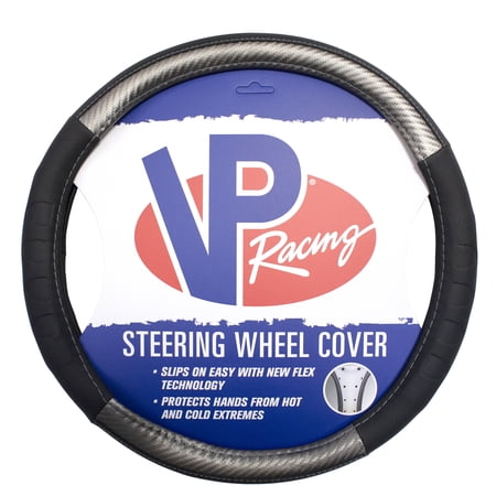 VP Racing Steering Wheel Cover Carbon Fiber Black/Grey