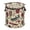 Baseball Pattern, variant on Pop-Up Collapsible Laundry Hamper With Zippered Lid Dual Handles 50L Cat Flowers