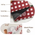 thumbnail image 6 of Christmas Area Rugs 8'x10', Washable Small Throw Rugs for Living Room Patio, Retro Winter Ice Cream Snowflakes Needles Plaid Indoor Outdoor Rug Non-Slip Low Pile Carpet Runner Reversible Floor Mats, 6 of 8