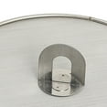 thumbnail image 2 of Lubelski Foldable Handle Oil Splatter Screen Anti-slip Stainless Steel Frying Pan Oil Proofing Lid for Restaurant, 2 of 9