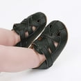 thumbnail image 6 of Odeerbi Infant Toddler Boys Girls Soft Sole Shoes Slip Resistant Prewalker Summer Non Slip Baby Shoes Black, 6 of 7