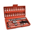 thumbnail image 1 of Kit De Herramientas Mecánica Con Desarmador Y Matraca Estuche Rojo, 1 of 5