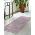 thumbnail image 3 of Rugs.com Mangata Collection Rug – 2' x 7' 10 Runner Antique Blue Low Rug Perfect For Hallways, Entryways, 3 of 9