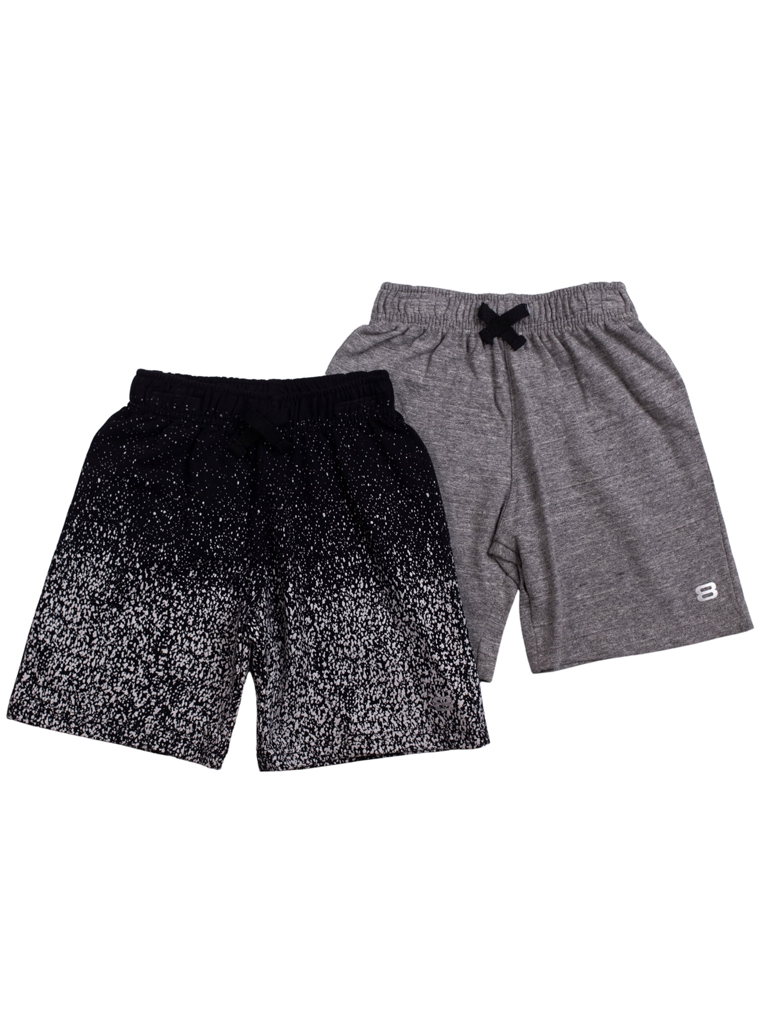 Layer 8 Boys 2 Pack Active Knit Shorts, Sizes 47