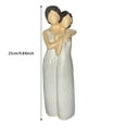 thumbnail image 3 of Mother and Daughter Statue Tabletop Commemorative Ornament Gifts for Mom from Daughter, Mother and Daughter Hugging Figurines for Mother's Day Christmas or Birthday Gifts, 3 of 7