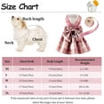 thumbnail image 3 of Dog Cat Harness with Leash Set, Doggy Dress Plaid Puppy Girl Skirt with Lead Rope, Cute No Pull Comfort Dog Harness Breathable Lightweight Vest Jacket for Rabbits Outdoor Training Walking, 3 of 8