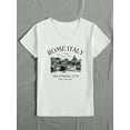 thumbnail image 3 of Rome Italy Graphic V - Neck Tee, 3 of 4