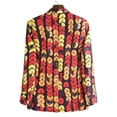 thumbnail image 4 of Leesechin Clearance Men Casual Fashion Suit Collar Button Long Sleeve Blazer with Pocket Coat, 4 of 9