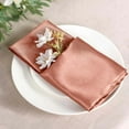 thumbnail image 2 of Efavormart 20"x20" Terracotta Wholesale SATIN Linen Napkins For Wedding Birthday Restaurant Party Tableware Decoration - 25 PCS, 2 of 10