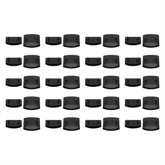 40Pcs Bed Slat End Caps Holders Connector Furniture Accessory for Holding Securing Wooden Slats Bed Board Skeleton Frame