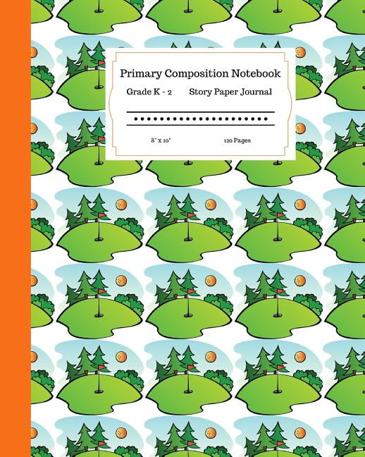 Primary Composition Notebook Grades K2 Story Paper Journal 8 x 10 120
