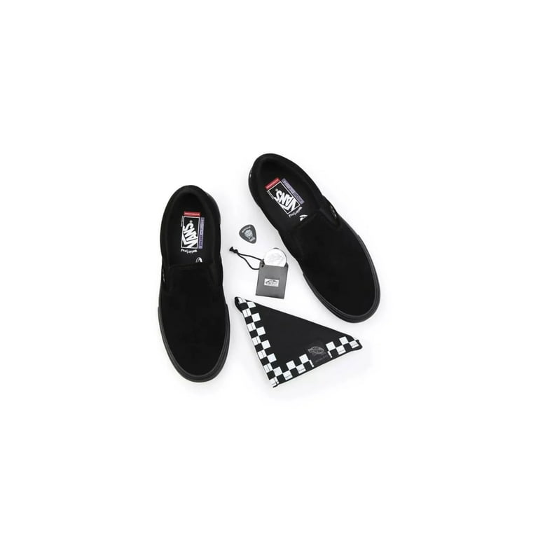 Vans x Motorhead Skate Slip On Shoes - Black / Black