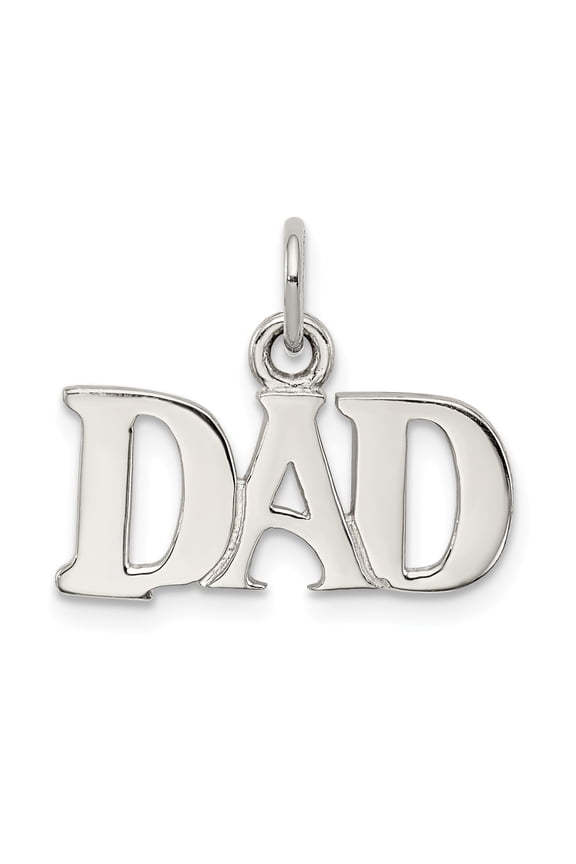 Sterling Silver Dad Charm