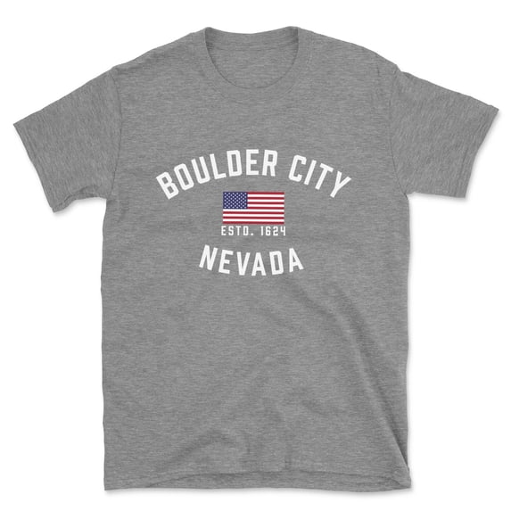 Boulder City Nevada Patriot Men's Cotton T-Shirt