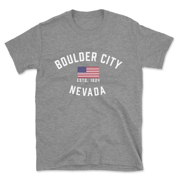 Boulder City Nevada Patriot Men's Cotton T-Shirt