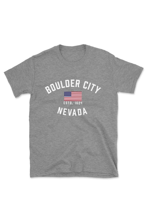 Boulder City Nevada Patriot Men's Cotton T-Shirt