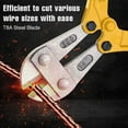 thumbnail image 2 of Bates- Bolt Cutter, 14", Yellow, Chain Lock Cutter Heavy Duty, Bolt Cutters Heavy Duty for Locks, Screw Cutter, Chain Link Fence Cutter, Bolt and Wire Cutter, Chain Lock Cutters, Bolt Cutter Tool, 2 of 5