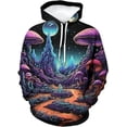thumbnail image 3 of Sudadera con capucha con estampado de hongos y plantas en 3D para hombres y niños, ropa de calle de moda, sudaderas con capucha, suéteres de invierno unisex, ropa Harajuku, tops, 3 of 5