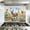 Color 4, variant on Kitchen Backsplash Peel and Stick Wall Murals Funny Donkey Farmhouse Western Animal Donkey Sunflower Removable Mural 35.4"W x 23.6"H, Oil Proof Vinyl Wallpaper for Fireplace & Behind Stove