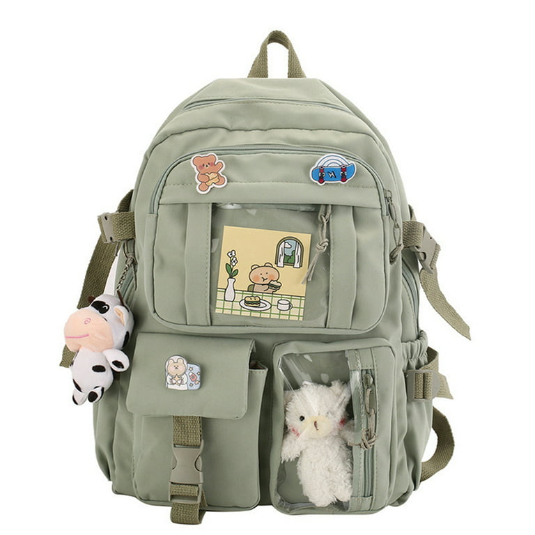 Kawaii Backpack Cute Girl's Backpack Waterproof Multi-Pocket School Backpack