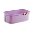 thumbnail image 4 of Caja de Almacenamiento Colgante Sin Perforaciones Almacenamiento de Drenaje en Rack Cesta de Almacenamiento para Frutas y Verduras Púrpura, 4 of 5