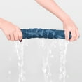 thumbnail image 5 of REGALWOVEN Striped 12 Pack Washcloths Pure Cotton Face Towels Comfort Towels Blue, 5 of 7
