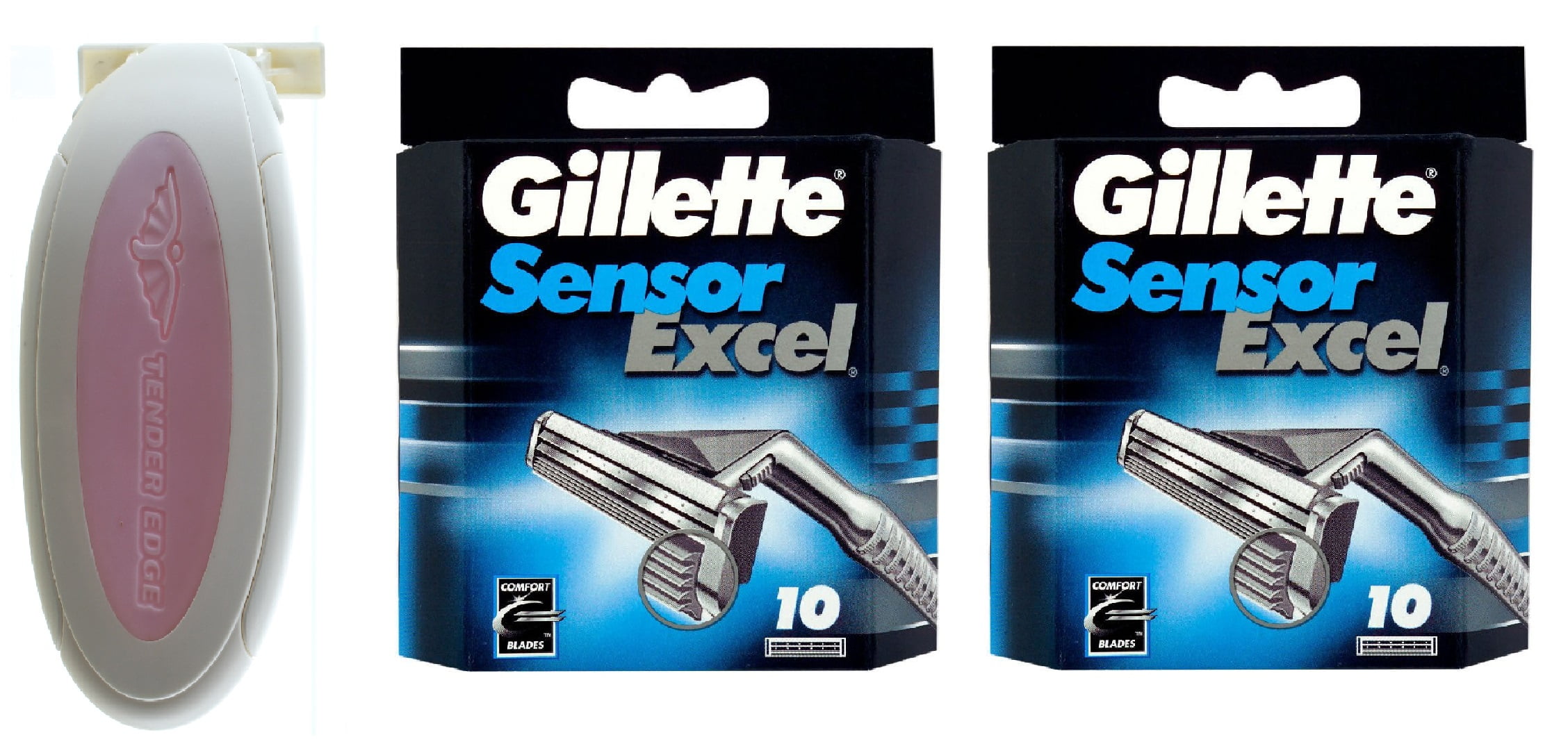 Sensor Excel Women's Compatible Razor (Pink) + Gillette Sensor Excel