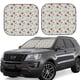 thumbnail image 1 of Fotbe Funny Cat White Juego de 2 Piezas de Parasoles para Parabrisas | Bloqueador Solar para Auto | Accesorios Plegables para Protección Solar Interior-Small, 1 of 6