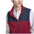 thumbnail image 2 of Chaleco Tommy Hilfiger de forro polar para hombre, color azul marino/rojo, talla M, 2 of 4