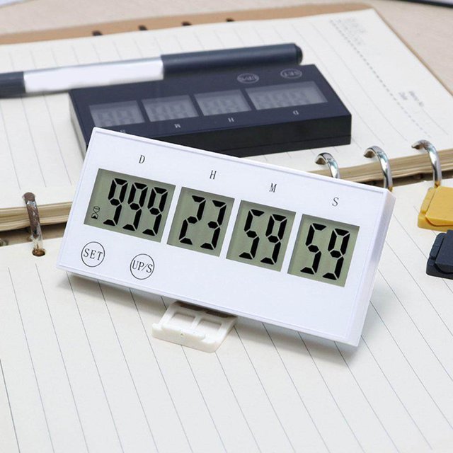 thinsony Electrical Kitchen Countdown Timer Hatching Baking Fitness Exam Reminder white