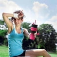 thumbnail image 4 of Stainless Steel Insulated Tumbler, Large Capacity Travel Mug with Straw and Lanyard, Double Wall Vacuum Cooler Cup for Car and Outdoor Use, 4 of 5