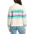 thumbnail image 2 of Sandro womens  Alpaca & Wool-Blend Mock Neck Sweater, 4, White, 2 of 3