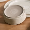 thumbnail image 5 of Famiware Galaxy Stoneware Dinnerware Sets, 12-Piece Dish Set, Beige, 5 of 6