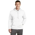 thumbnail image 1 of Sport-Tek ®  Sport-Wick ®  Fleece Hooded Pullover.  F244 L White, 1 of 1